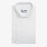 Double-cuff 100's Two-ply cotton Twill shirt