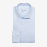 100's Two-ply cotton twill shirt