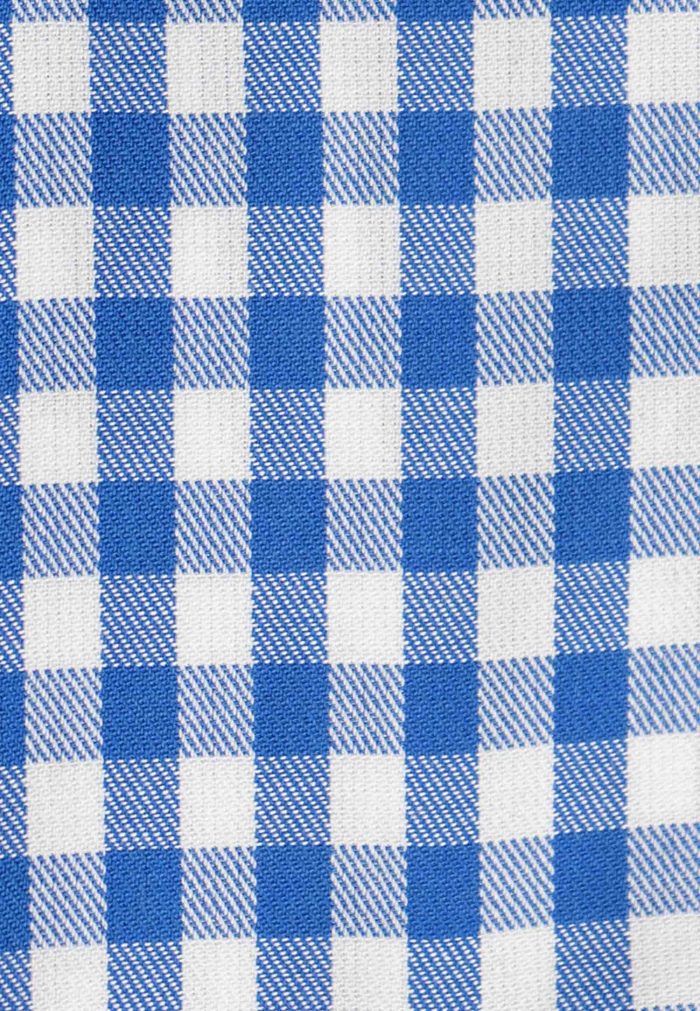 Regular-fit 100's Two-ply cotton checked shirt - Image 3
