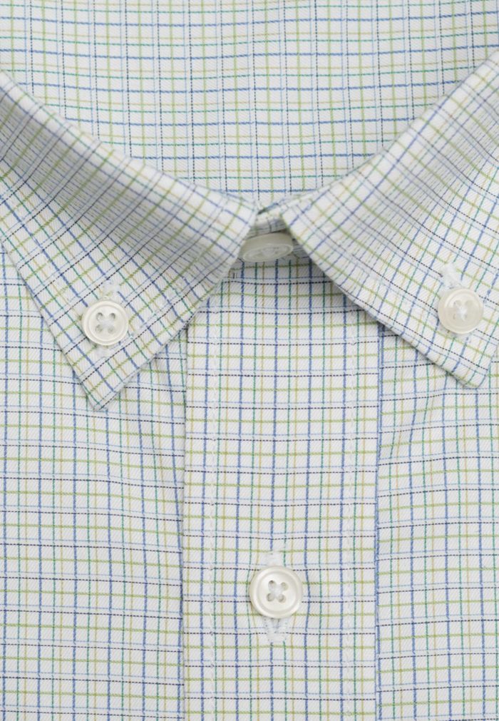 100's Two-ply cotton checked shirt - Image 4