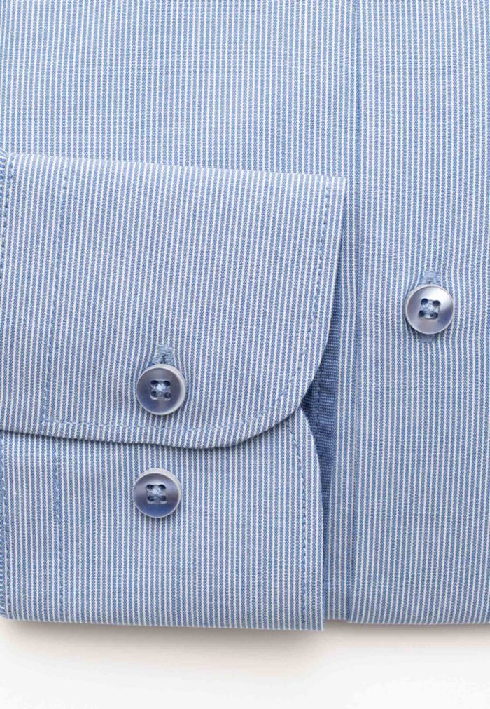 Pinstripe raf-blue shirt regular line - Image 3