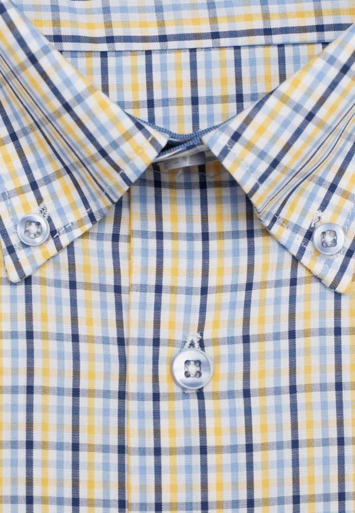 Regular line checked shirt - Image 4
