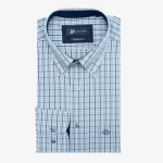 Regular line checked shirt