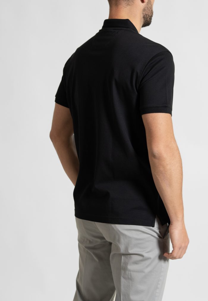 Black Polo Piquet Pima Regular Fit - Image 5