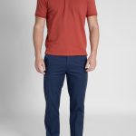 Morocco red πικέ πόλο Combed Βαμβάκι