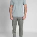 Mint combed cotton polo piquet