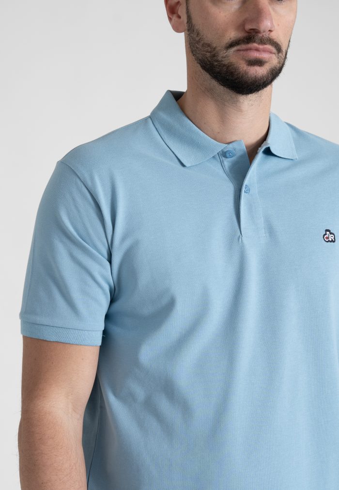 Chambray Combed cotton polo piquet - Image 3