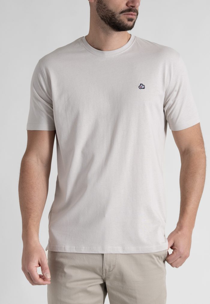 Stone Crew Neck T-shirt Combed Cotton - Image 2