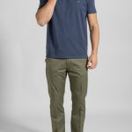 Berkeley Blue Crew Neck T-shirt Combed Cotton
