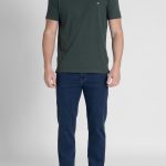 Forest Green Crew Neck T-shirt Combed Cotton