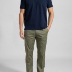 Khaki Trousers Chino Twill Gabardine Regular Fit