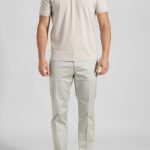 Stone Παντελόνι chino twill καπαρντίνα κανονική γραμμή