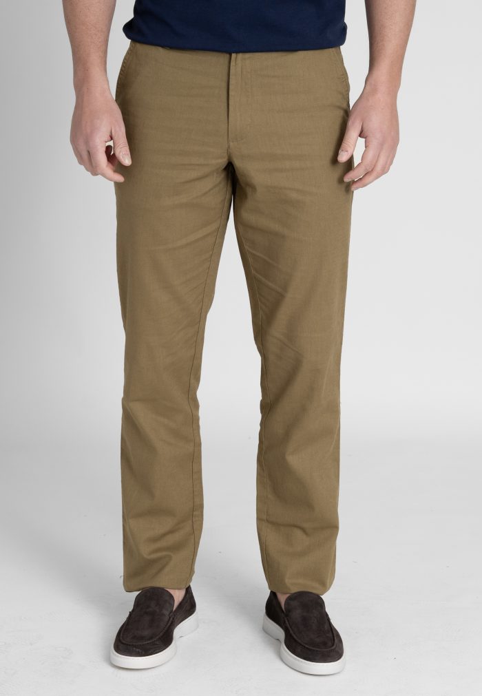 Olive Green Παντελόνι Chino Mistolino Κανονική Γραμμή - Image 2