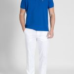 White Παντελόνι chino καπαρντίνα κανονική γραμμή