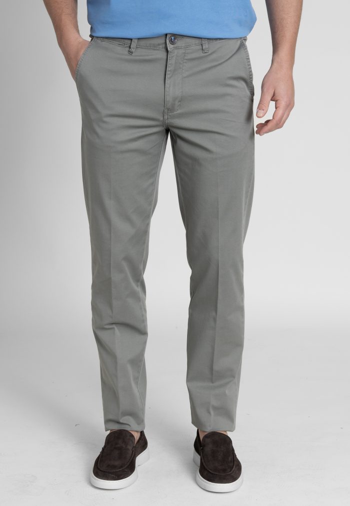 Light Khaki Παντελόνι chino καπαρντίνα κανονική γραμμή - Image 2