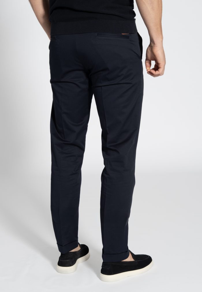 Dark Blue Παντελόνι chino Twill καπαρντίνα Κανονική Γραμμή - Image 3