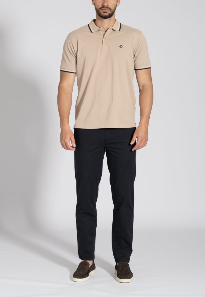 Μπλε Peach touch chino παντελόνι κανονική γραμμή - Image 5
