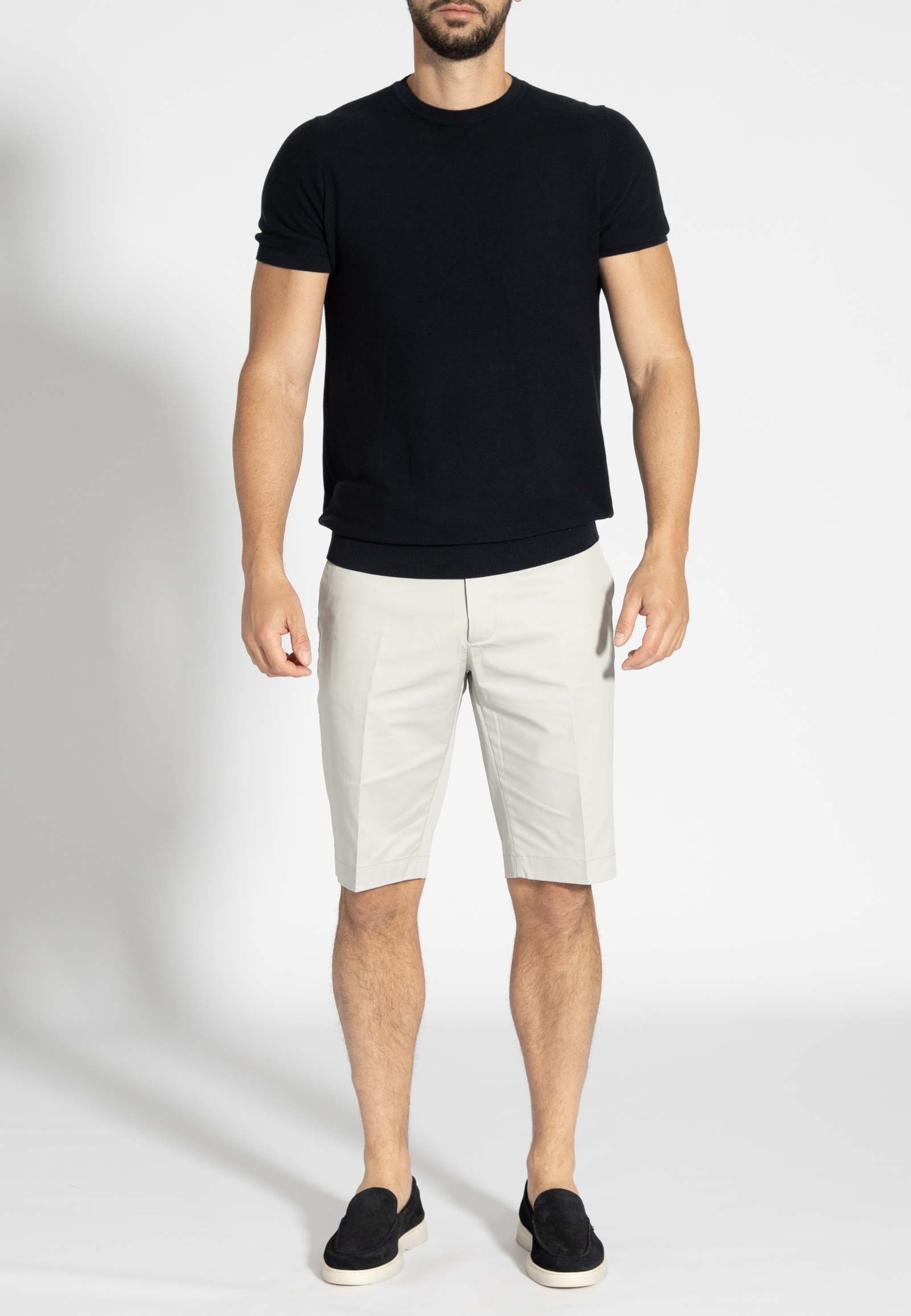 60210261-600772-A Απαλό γκρι Βερμούδα chino twill βαμβάκι - Image 1